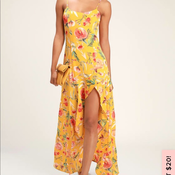Lulus Dresses & Skirts - Lulus yellow dress